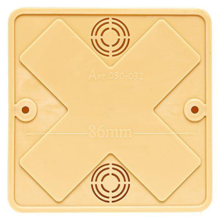 Коробка разветвительная КМР-030-032 100х100х28 свет. дерево PROxima  plc-kmr-030-032-s