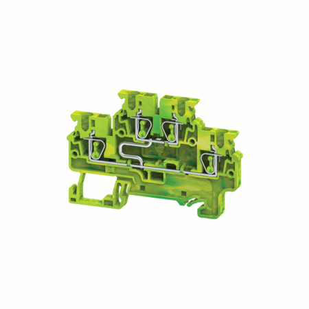 Клемма заземляющая пружинная OptiClip CXDLG-2.5-2L-PE-I-S-(0.2-2.5)-PEN  332739