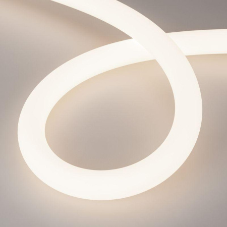 Лента герметичная MOONLIGHT-TOP-A336-D40mm 24В Day4000 360deg (15Вт/м IP65 2835 wire x1) (Прямой вывод кабеля) (уп.5м)  039319