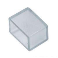 Зажим изолирующий UCW-K14-CLEAR 025 POLYBAG (заглушка) для светодиодной ленты 220В 14-16х7мм прозр. (уп.25шт)  UL-00000871