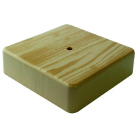 Коробка распаячная 100х100х29мм IP40 для кабель-канала светл. дерево  КР-513110100-060