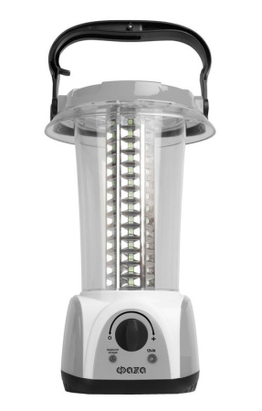 Фонарь аккумуляторный кемпинговый AccuF5-L84-gy 84SMD 0.5Вт 20-450лм аккум. 4В 1.6А.ч IP20 диммер ручка вращающаяся на 180град. сер.  5034372