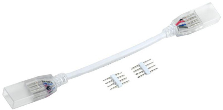 Коннектор RGB 14мм (разъем-10см-разъем) (уп.5шт)  LSCON14-RGB-212-05