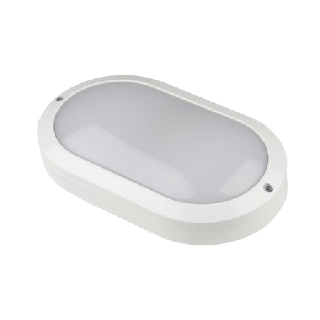 Светильник светодиодный ULW-K14A 20W/5000K IP54 White Овал 20Вт 5000К IP54 2400лм промышленный накладной влагозащ. опал. рассеив. бел.  UL-00005448