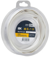 Трубка термоусадочная ТТУ нг-LS 12/6 бел. (уп.2м)  UDR12-012-006-002-K01-T