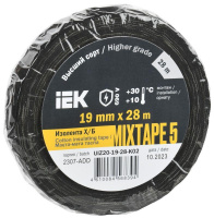 Изолента Х/Б 19мм 28м MIXTAPE 5  UIZ20-19-28-K02