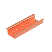 DIN-рейка 35х15мм L2000 OMEGA 3А с насечкой медь  02145RCU