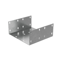 Пластина для лотка соединительная П-образ. усилен. 400х100 сталь 1мм "ПЛЮС" SPUplus100-400 HD КМ PL4782