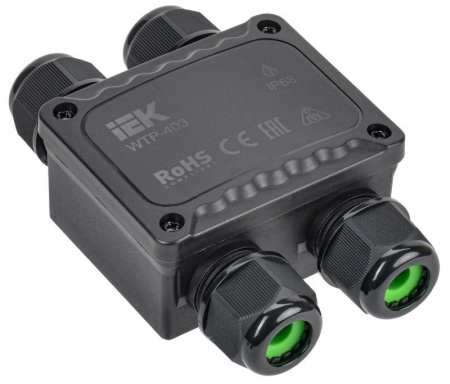 Коробка распределительная герметичная WTP-403 4 ввода IP68  UWB10-H-450-41-04-68
