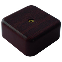 Коробка распаячная 50х50х20мм IP40 для кабель-канала темн. дерево  КР-513180050-100