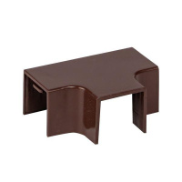Угол T-образный 16х16 под темн. дерево Plast PROxima (уп.4шт)  tchd-16-16x4