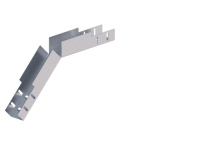 Лоток монтажный угловой 45град. вниз 50х50 сталь 1мм ЛУ45Н.50.50.382.1.1 СОЭМИ Н0121360321