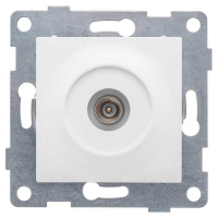 Розетка телевизионная TV 1-м СП Ugra механизм бел.  С11А1-001