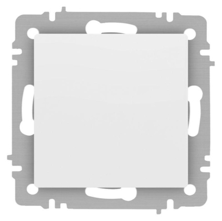 Переключатель Accent 6-103-01М 10А-250В IP20 СУ Accent AL/CU бел. матов.  Б0063476