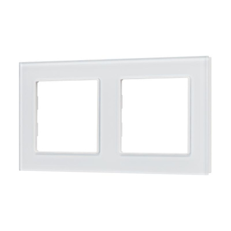 Рамка стеклянная FRM-GLARE-GS-2-WH  043796