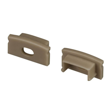 Заглушка LINE-1708 OLIVE GREY с отверстием пластик  038632