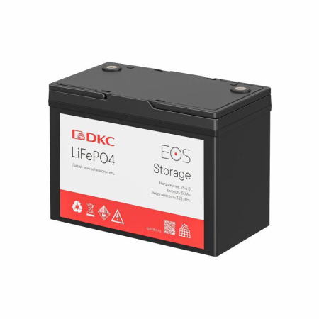 Накопитель энергии LFP EOS Storage 25В/50Ач/1.28кВтч пл.корпус  ESS025P050E
