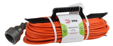 Удлинитель-шнур на рамке 1х40м с заземл. 16А IP20 UFx-1e-3х1.5-40m ПВС 3х1.5  Б0046813