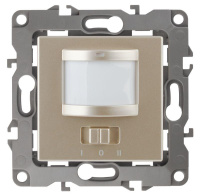 Датчик движения 12-4103-04 2-проводной 180-250В 200Вт шампань ЭРА Б0031254 Датчик движения 12-4103-04 2-проводной 180-250В 200Вт шампань ЭРА Б0031254