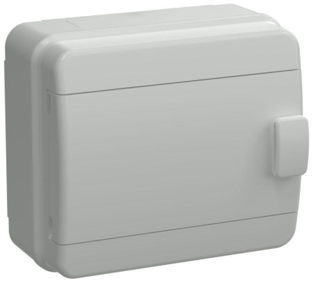 Корпус пластиковый КМПн-8 IP65 сер. непрозр. дверь TEKFOR  TF5-KP73-N-08-65-K03-K03