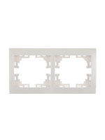 Рамка 2-м Mira горизонт. бел.  701-0200-147