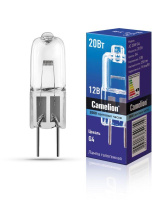 Лампа галогенная JC 20Вт 12В капс. g4  1955 Лампа галогенная JC 20Вт 12В капс. g4  1955