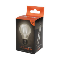 Лампа светодиодная филаментная 13.5Вт A60 грушевидная прозрачная 4000К нейтр. бел. E27 1600лм  604-082