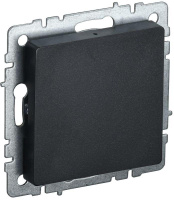 Заглушка c суппортом BRITE МЗ10-БрЧ механизм черн.  BR-PL10-K02