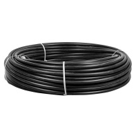 Труба гладкая ПНД жесткая d20мм черн. (уп.100м) PROxima  tpndg-20