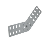 Соединитель для лотка шарнирный для борта H=80мм "ПЛЮС" INOX316L КМ PL11556