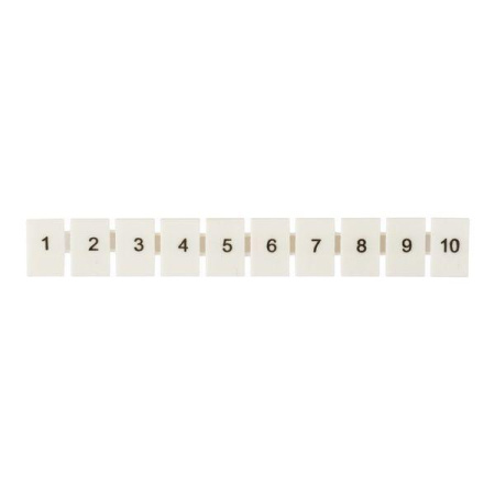 Маркеры для ST 1.5 с нумерацией 1-10 (уп.100шт)  zb-st-1.5-1-10