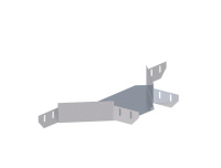 Лоток ответвительный 200х150 сталь 2мм ЛМс-О цУТ1.5 СОЭМИ Н0121380754