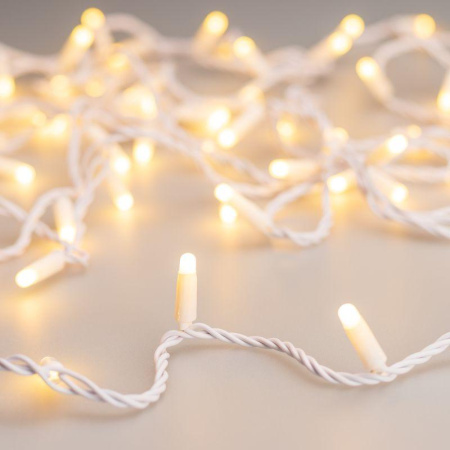 Гирлянда светодиодная ARD-STRING-CLASSIC-10000-WHITE-100LED-MILK-STD Warm230В 7Вт IP65  031204