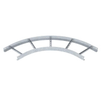 Секция угловая 90град. лестничного лотка 60х300мм R=500мм OBO 6211452