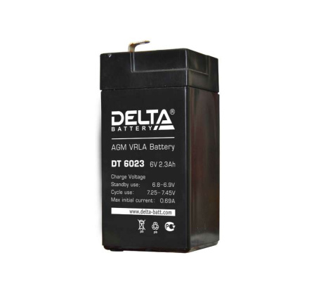 Аккумулятор ОПС 6В 2.3А.ч  DT 6023