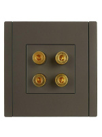 Аудиорозетка 4-м FORTE&PIANO FP339 сер.  FP-S40-K03