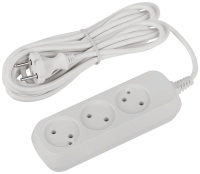 Удлинитель электрический UDL-10-350 Greenline 3 розетки без заземления 5м ПВС 2х0.75кв.мм  Б0065073