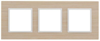 Рамка 3-м 14-5303-01 дерево Elegance белен. дуб/бел. ЭРА Б0049150