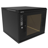 Шкаф настенный телекоммуникационный ТВС-9U-600-600-С+П-9006  05-2099-B
