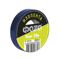 Изолента ПВХ 15мм (рул.20м) син.  5013452