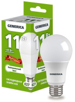 Лампа светодиодная A60 11Вт грушевидная 4000К E27 230В промо  LL-A60-11-230-40-E27-G