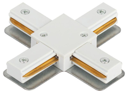 Коннектор TR-1PA-СX-WH X-образ. для 1ф шинопровода бел.  Б0054469