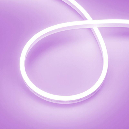 Лента светодиодная герметичная AURORA-PS-A120-12x6mm 24V Purple 10Вт/м IP65 2835 (уп.5м)  036678