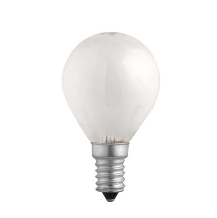 Лампа накаливания P45 240V 40W E14 frosted  3320294