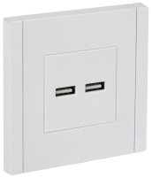 Розетка USB A+A 3.1А FORTE&PIANO FP249 бел.  FP-U21-D31-K01