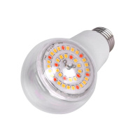 Лампа светодиодная LED-A60-15W/SPFB/E27/CL PLP30WH 15Вт A60 грушевидная прозрачная для растений спектр для фотосинтеза (упак. картон)  UL-00007405