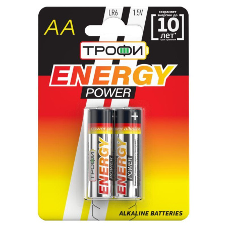 Элемент питания алкалиновый AA/LR6 LR6-2BL (блист.2шт)  C0034926