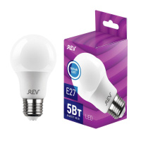 Лампа светодиодная 5Вт A60 грушевидная 4000К нейтр. бел. E27 420лм 180-240В  32345 7