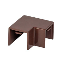 Поворот на 90град. 16х16 под темн. дерево Plast PROxima (уп.4шт)  abd-16-16x4