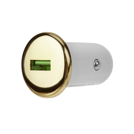 Устройство зарядное в прикуриватель USB 5В 1000мA.ч бел.  16-0281